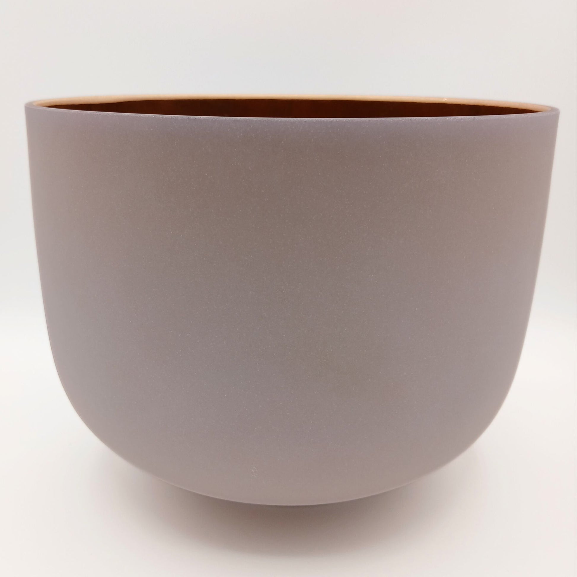 10" F Premium 24kt GOLD Morganite Alchemical Fusion Gemstone Quartz Crystal Singing Chakra Bowl designed by Dr. Paul Hubbert for Sound Healing