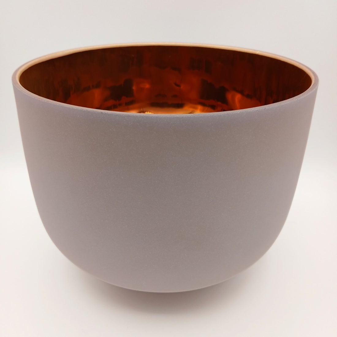 10" F Premium 24kt GOLD Morganite Alchemical Fusion Gemstone Quartz Crystal Singing Chakra Bowl designed by Dr. Paul Hubbert for Sound Healing