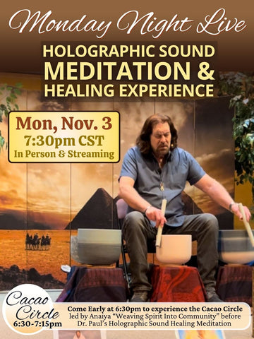 November 3, 2025 - MONDAY NIGHT LIVE! Meditation