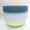 Amethyst + Citrine + Sapphire Alchemical Fusion Gemstone Quartz Crystal Singing Chakra Bowl designed by Dr. Paul Hubbert for Sound Healing