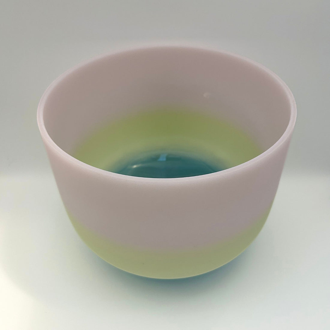 Citrine + Morganite + Sapphire Alchemical Fusion Gemstone Quartz Crystal Singing Chakra Bowl designed by Dr. Paul Hubbert for Sound Healing