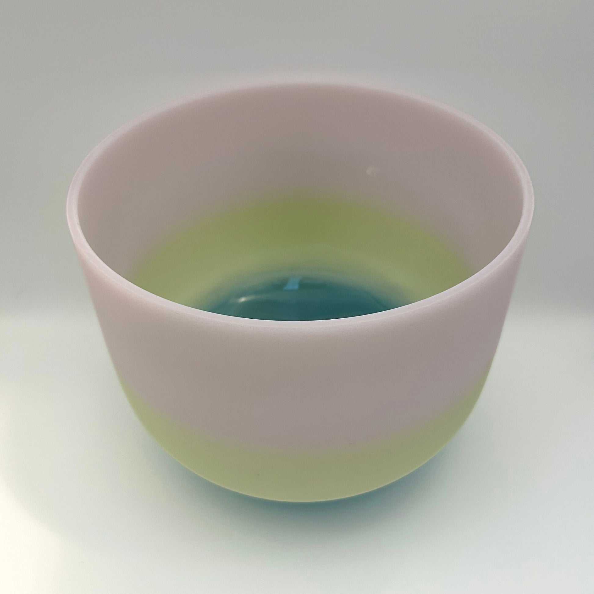 Citrine + Morganite + Sapphire Alchemical Fusion Gemstone Quartz Crystal Singing Chakra Bowl designed by Dr. Paul Hubbert for Sound Healing