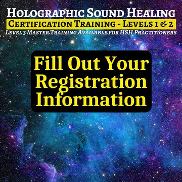 HSH Training - Fill Out Your Registration Info