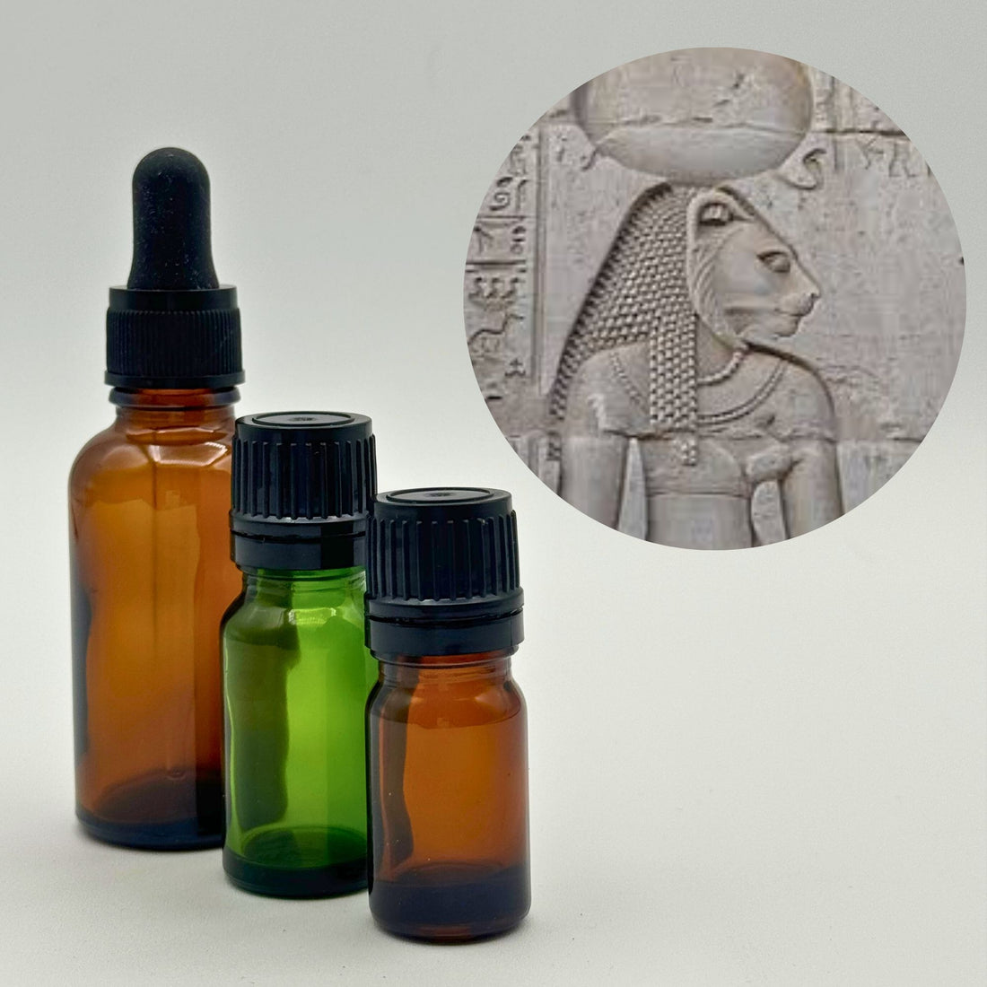 Goddess Sekhmet 100% Pure Egyptian Essential Oil hand picked by Dr. Paul Hubbert during his journeys in Egypt direct from Cairo and  sacred oil alchemist.