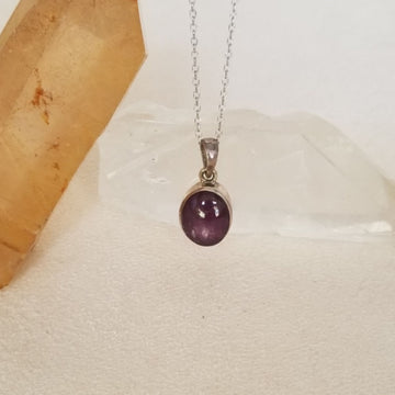 Amethyst Oval Pendant