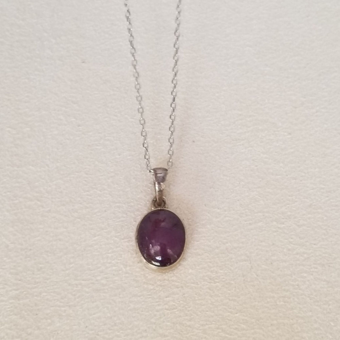 Amethyst Oval Pendant