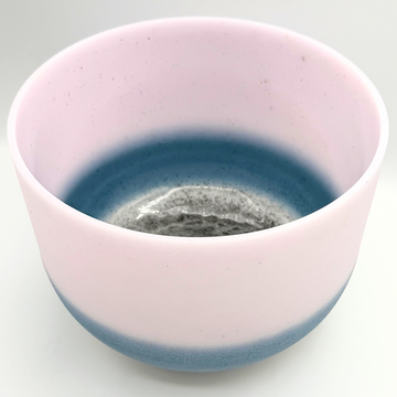 Rose Quartz + Obsidian + Sapphire ✨ Alchemical Fusion Crystal Bowl