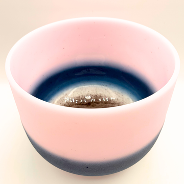 Morganite + Obsidian + Sapphire v2 ✨ Alchemical Fusion Crystal Bowl