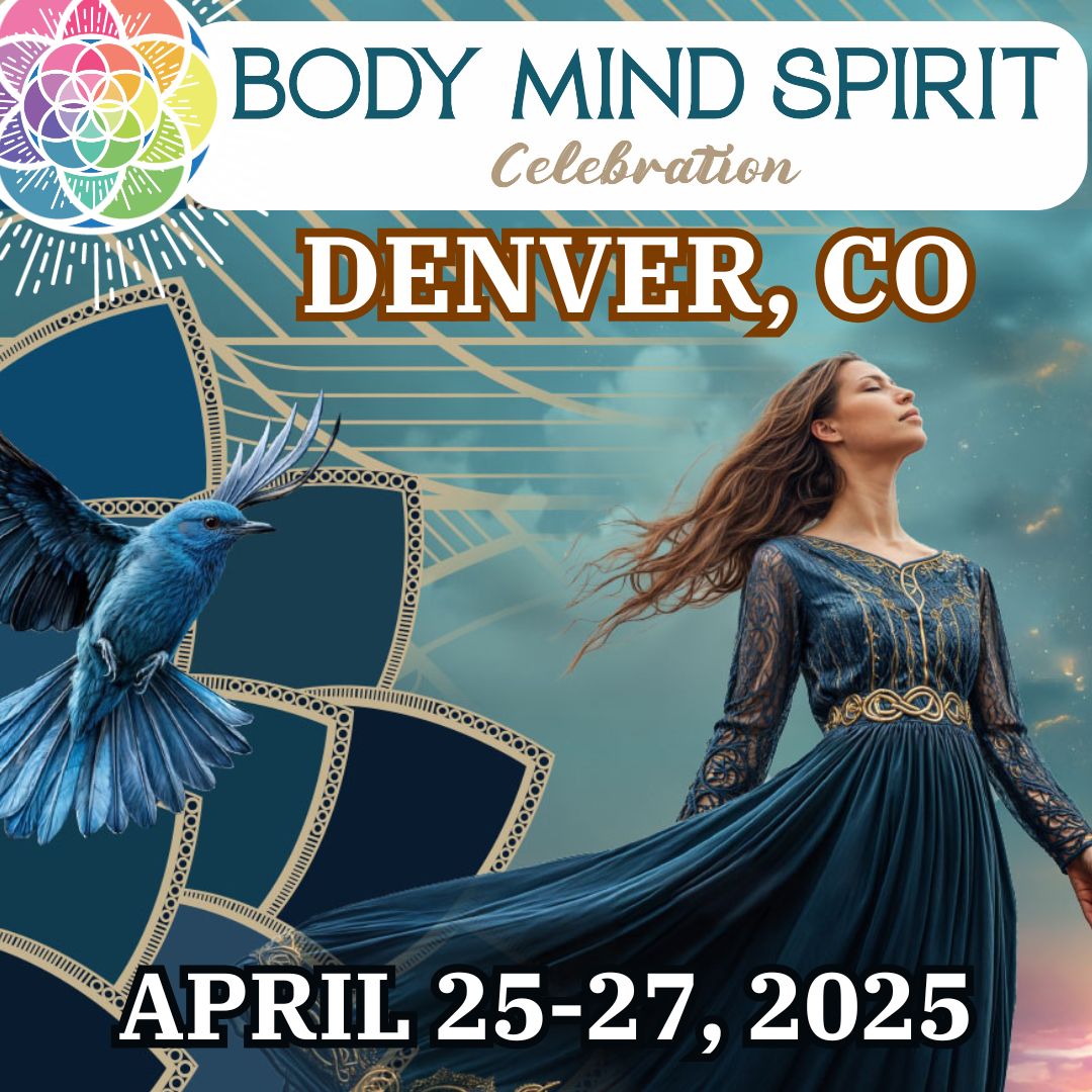 Body Mind Spirit Expo in Denver, Colorado with Holographic Sound Healing crystal bowls for sale designed by Dr. Paul Hubbert.