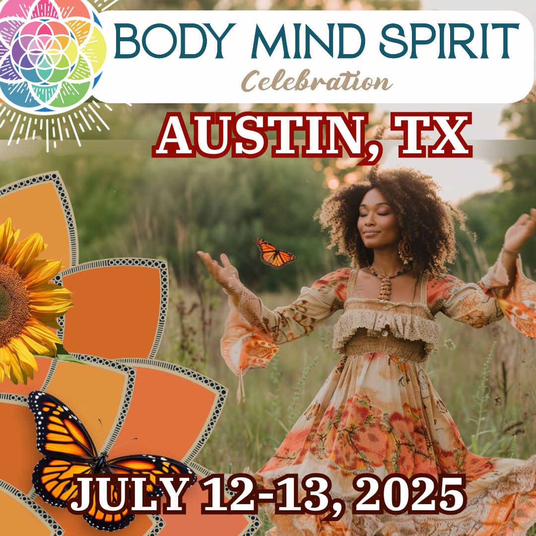 Body Mind Spirit Expo in Austin, Texas with Holographic Sound Healing crystal bowls for sale designed by Dr. Paul Hubbert.