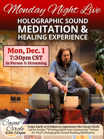 December 1, 2025 - MONDAY NIGHT LIVE! Meditation