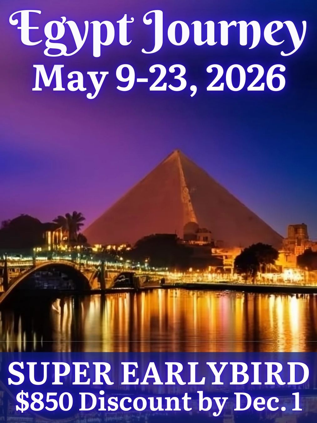 Egypt Journey May 9 - May 23, 2026