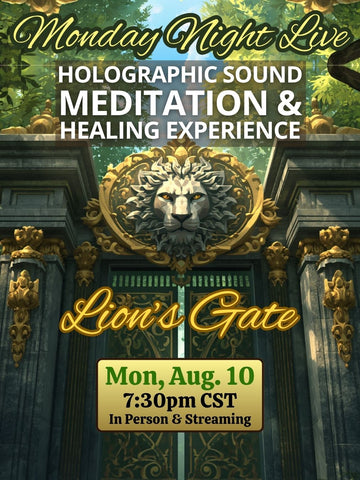 August 10, 2026 - MONDAY NIGHT LIVE! Meditation