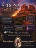 promotional flyer for Sedona Calling Healing Sound