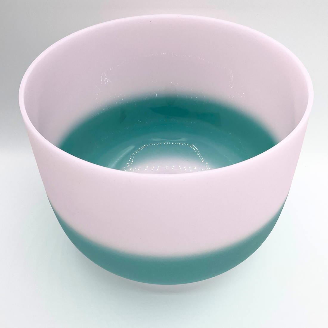 Emerald + Morganite + Sapphire Alchemical Fusion Gemstone Quartz Crystal Singing Chakra Bowl designed by Dr. Paul Hubbert for Sound Healing 