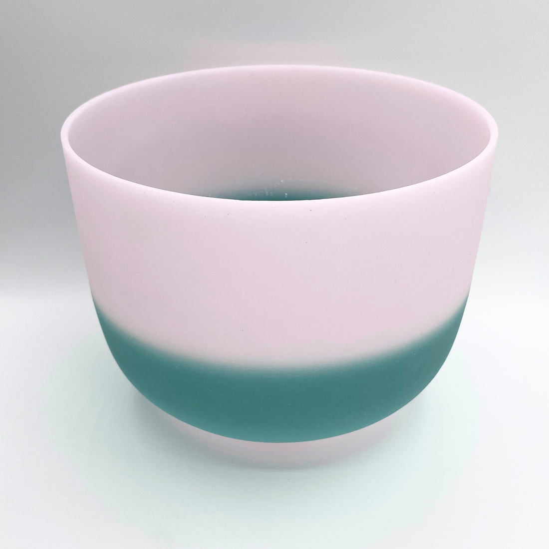 Emerald + Morganite + Sapphire Alchemical Fusion Gemstone Quartz Crystal Singing Chakra Bowl designed by Dr. Paul Hubbert for Sound Healing 