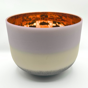 24kt GOLD + Amethyst + Citrine + Obsidian ✨ Alchemical Fusion Crystal Bowl