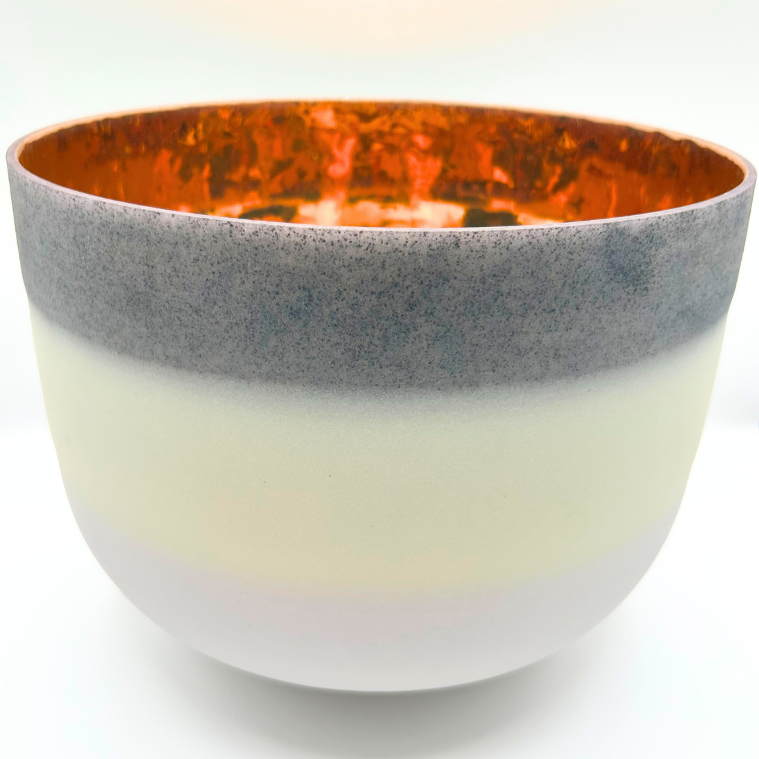 24kt GOLD + Amethyst + Citrine + Obsidian ✨ Alchemical Fusion Crystal Bowl