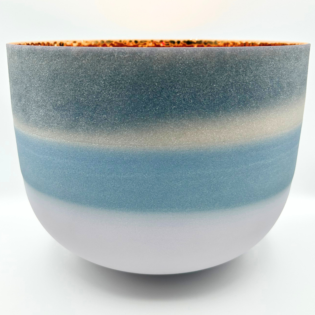 24kt GOLD + Amethyst + Moldavite + Sapphire ✨ Alchemical Fusion Crystal Bowl