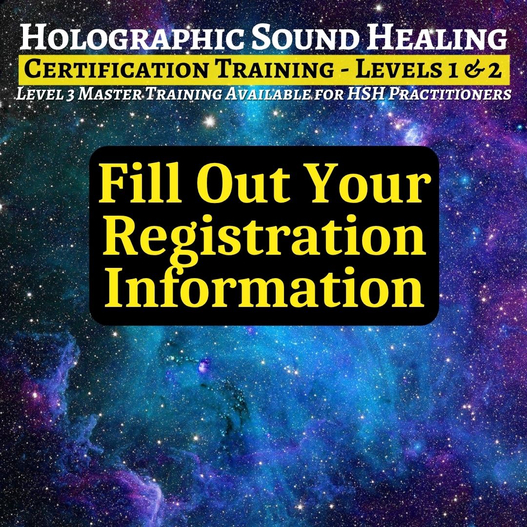 HSH Training - Fill Out Your Registration Info