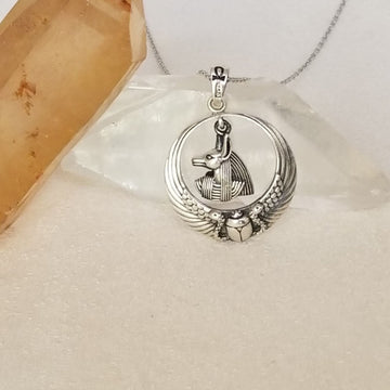 Anubis Sterling Pendant