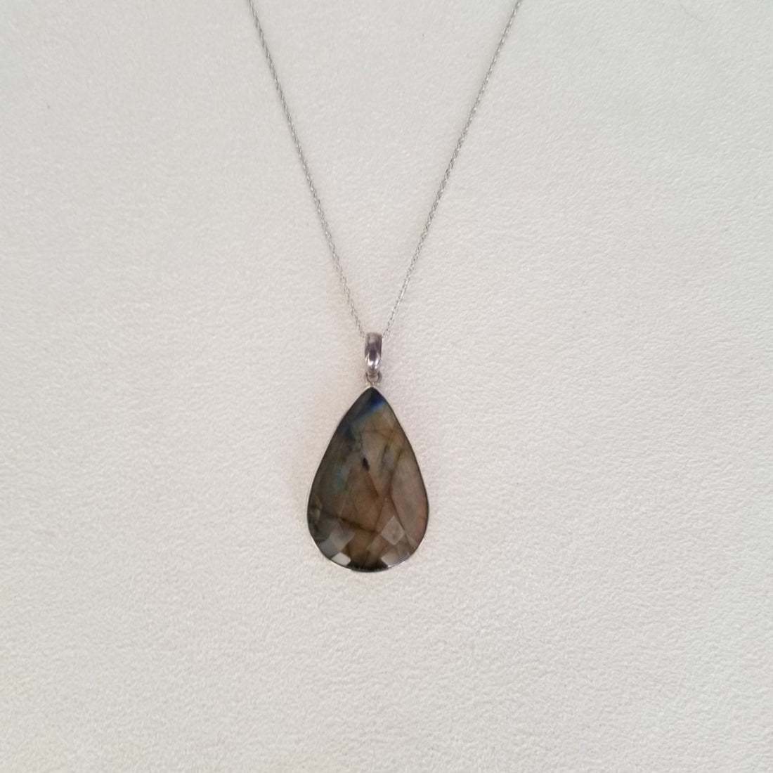 Labradorite Tear Drop Pendant