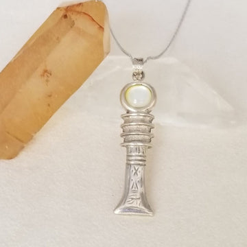 Moonstone Pillar Pendant