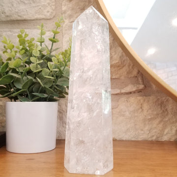 Tall Quartz Crystal Tower