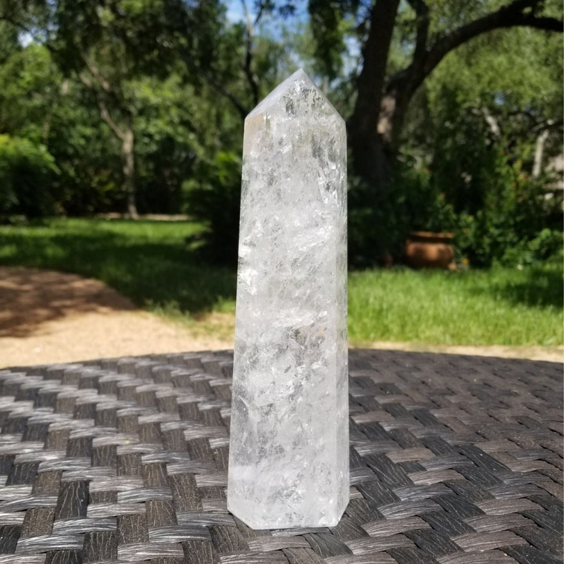 Tall Quartz Crystal Tower