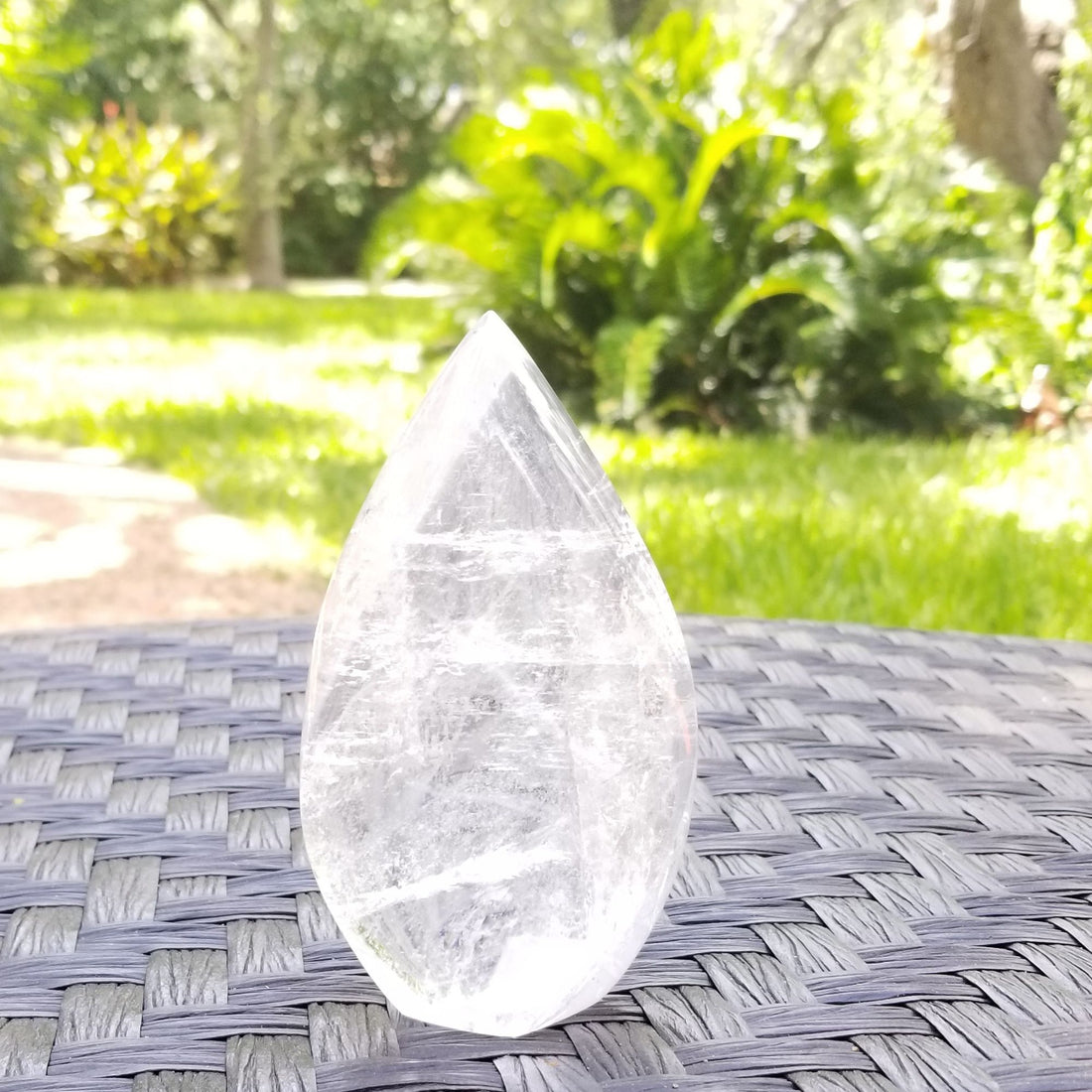 Quartz Crystal Tear Drop Tower