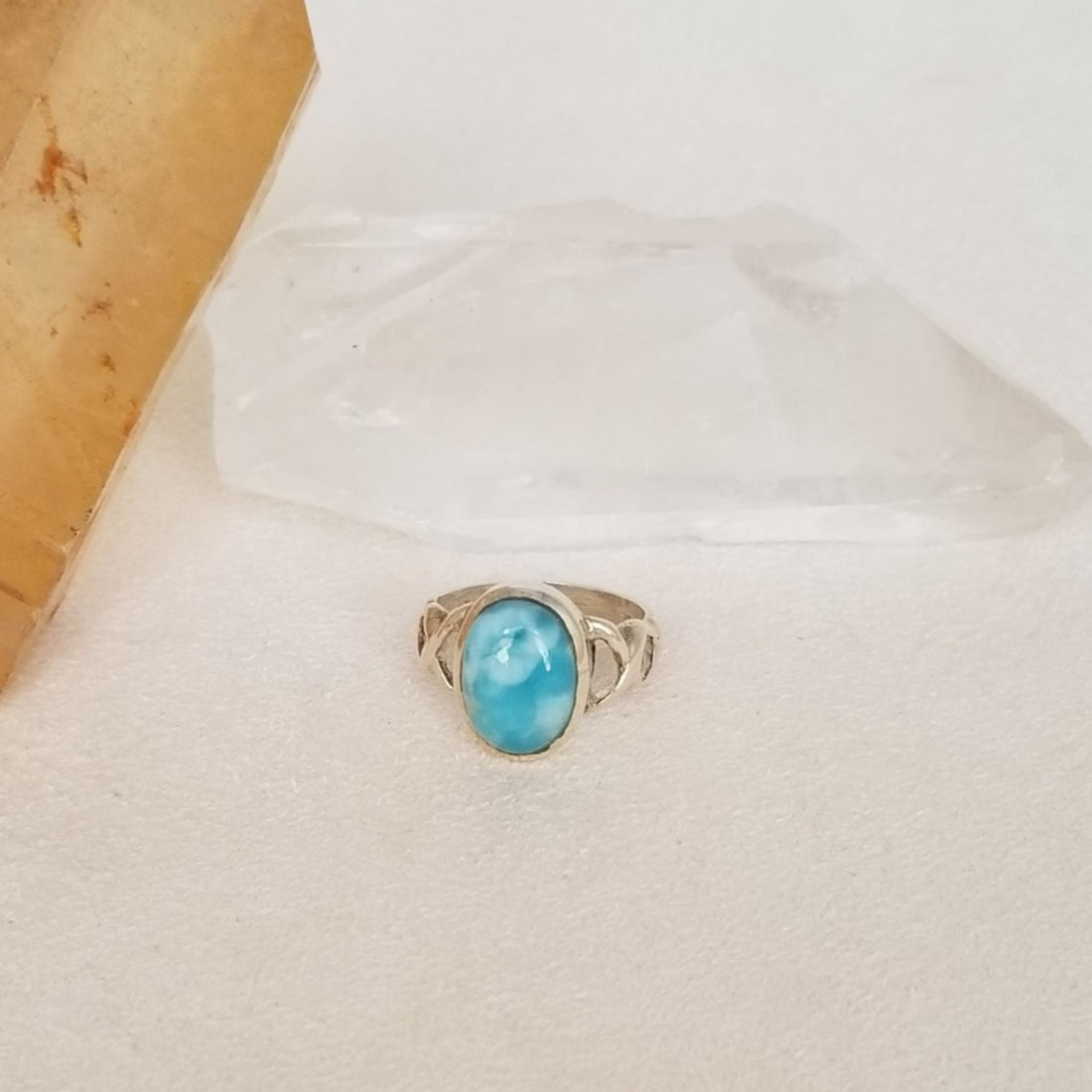 Larimar Oval Ring